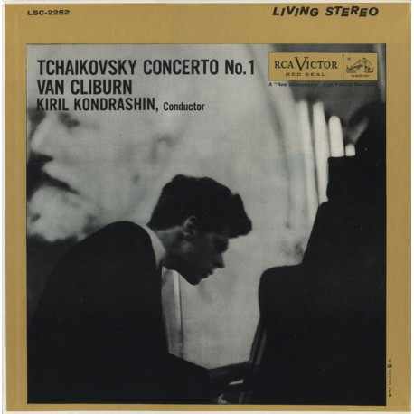 Tchaikovsky - Van Cliburn, Kiril Kondrashin ‎– Concerto No. 1 - LP Vinyl Album