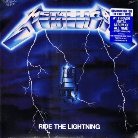 Metallica ‎– Ride The Lightning - Remaster 2016 - LP Vinyl Album