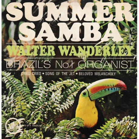 Walter Wanderley ‎– Summer Samba - EP Vinyl 45 RPM - 7 inches