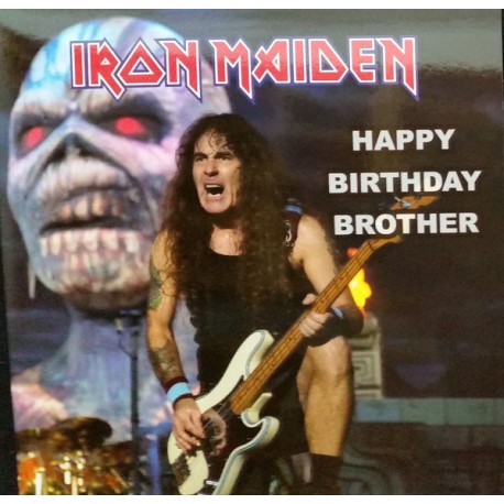 Iron Maiden ‎– Happy Birthday Brother - LP Vinyl Album - Coloured