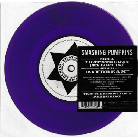 Smashing Pumpkins ‎– That's The Way (My Love Is) - Vinyl 45 RPM 7 inches