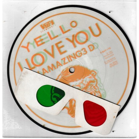 Yello ‎– I Love You - In Amazing 3 D - Vinyl 45 RPM - Picture Dic