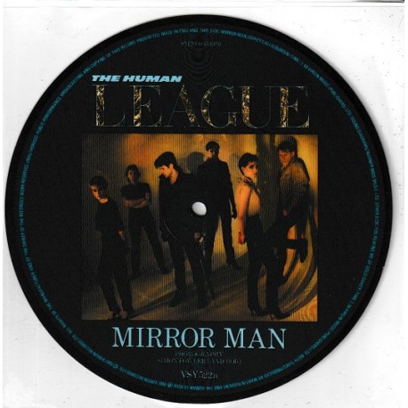 The Human League ‎– Mirror Man - Vinyl 7 inches Picture Disc 45RPM