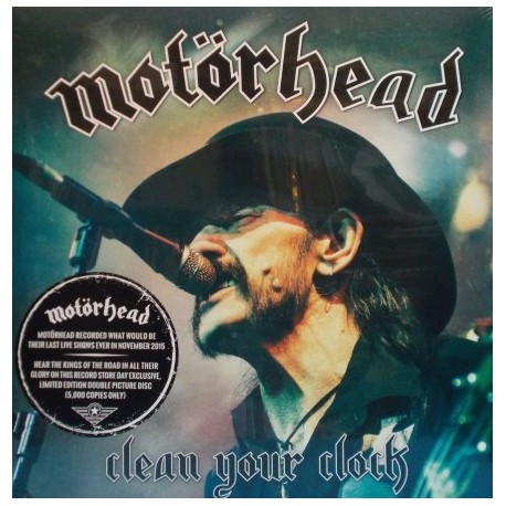 Motörhead ‎– Clean Your Clock - Record Store Day 2017 - Double LP Vinyl Picture Disc