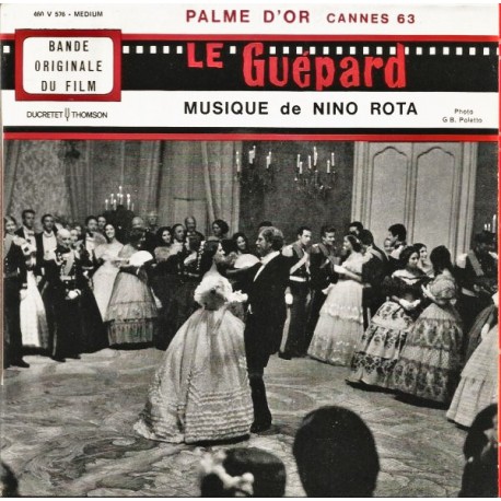 Nino Rota ‎– Musique Originale Du Film "Le Guépard" - Vinyl 7 inches 45 RPM