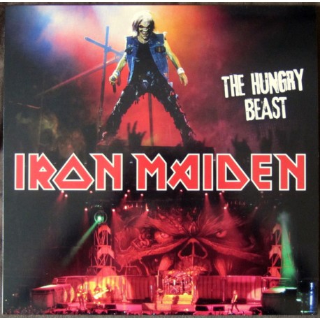 Iron Maiden ‎– The Hungry Beast - LP Vinyl Album Coloured Yellow