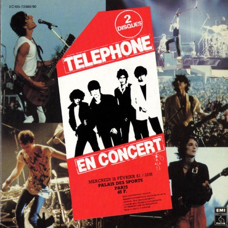 Téléphone ‎– En Concert - Double vinyl 7 inches 45 RPM