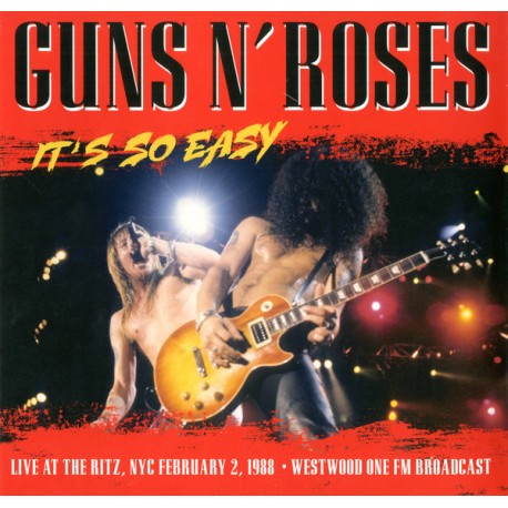 Guns N' Roses ‎– It's So Easy - Live At The Ritz - FM Broadcast - LP Vinyl Album
