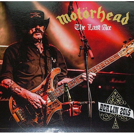 Motörhead ‎– The Last Ace - Berlin 2015 - Double LP Vinyl - Coloured Blue
