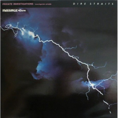 Dire Straits ‎– Private Investigations - Maxi vinyl 12 inches - Spain Edition