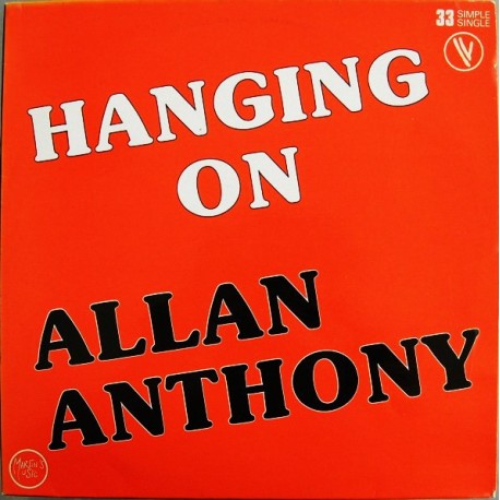 Allan Anthony ‎– Hanging On - Maxi Vinyl 12 inches