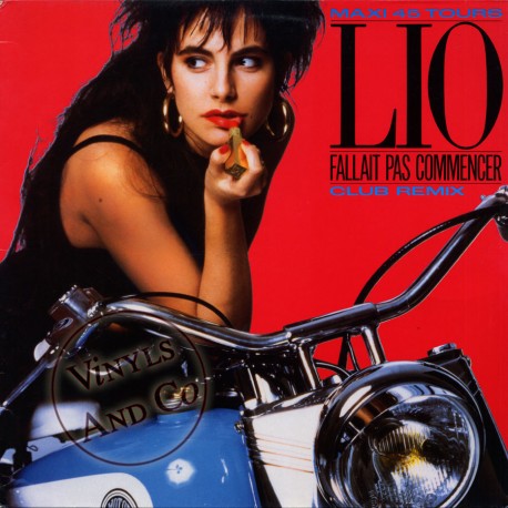 Lio ‎– Fallait Pas Commencer - Club Remix - Maxi Vinyl 12 inches