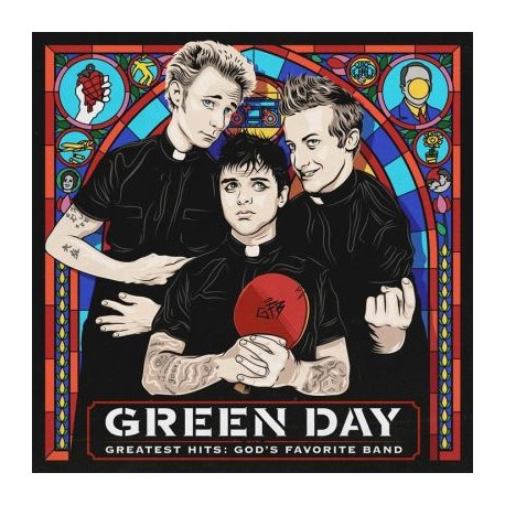 Green Day ‎– Greatest Hits - God's Favorite Band - Double LP Vinyl Album 