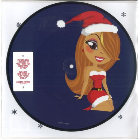 Mariah Carey ‎– All I Want For Christmas Is You - Picture Disc - 20cm - 10 inches Vinyl 