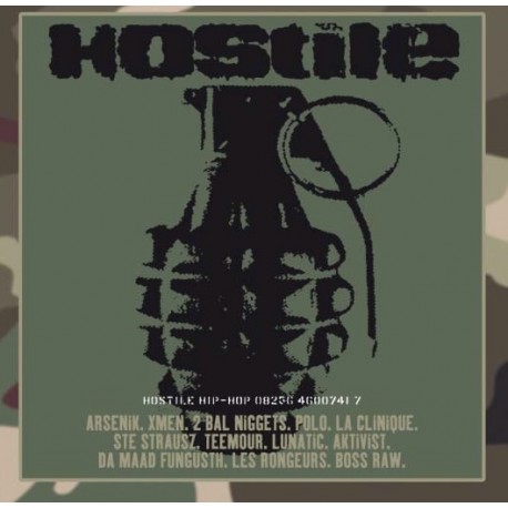 Hostile Hip-Hop - Compilation Rap Français - LP Vinyl Album - Coloured White - Limited Edition 20 th Anniversary