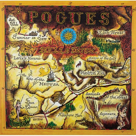 The Pogues ‎– Hell's Ditch - LP Vinyl Album