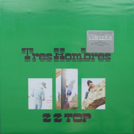 ZZ Top ‎– Tres Hombres - Limited Edition Coloured Green - LP Vinyl Album