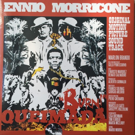 Ennio Morricone ‎– Queimada - Burn!  - LP Vinyl Album - Coloured Edition 