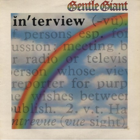 Gentle Giant ‎– Interview - LP Vinyl Album