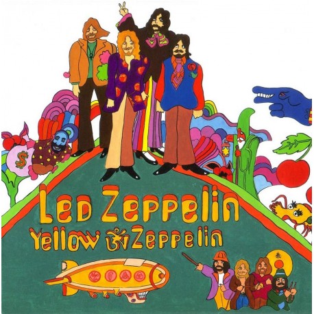 Led Zeppelin ‎– Yellow Zeppelin - LP Vinyl Album Coloured