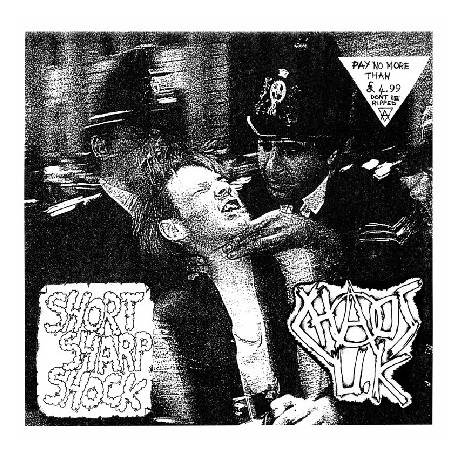 Chaos U.K ‎– Short Sharp Shock - LP Vinyl Album