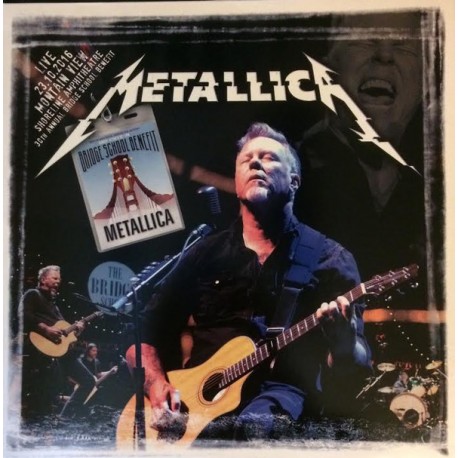 Metallica ‎– Live At The 30th Annual Bridge Benefit 23.10.2016 - LP Vinyl Album - Coloured White