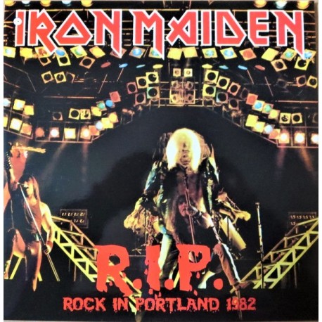 Iron Maiden ‎– Rock in Portland ( R.I.P. ) - LP Vinyl Album + Poster