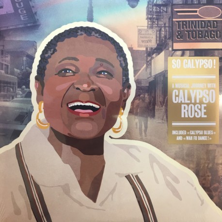 Calypso Rose ‎– So Calypso! - Double LP Vinyl album 10 inches 25cm
