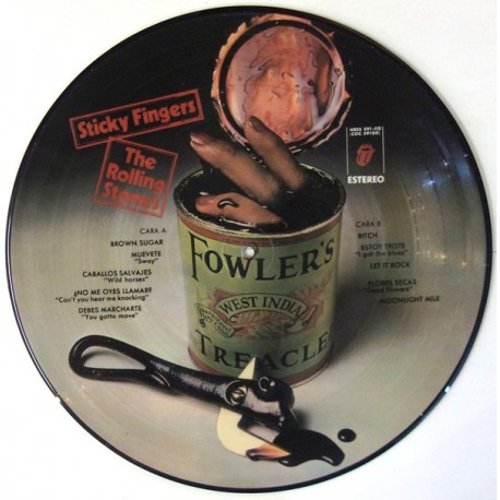 The Rolling Stones ‎– Sticky Fingers - LP Vinyl Album Picture Disc