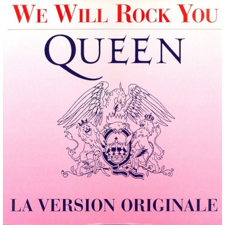 Queen ‎– We Will Rock You - La Version Originale - Maxi 12 inches