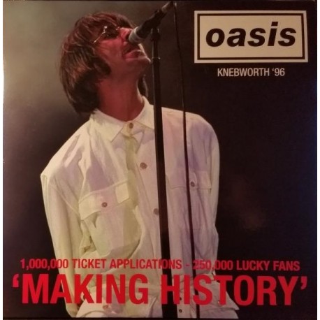 Oasis ‎– Making History - Live At Knebworth 96 - Double LP Vinyl Album Coloured