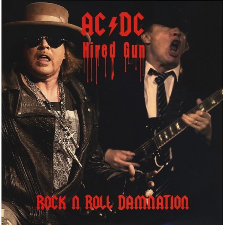 AC/DC ‎– Rock N Roll Damnation - Hired Gun - LP Vinyl Album Coloured