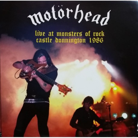 Motörhead ‎– Live At Monsters Of Rock Castle Donnington 1986 - LP Vinyl Album