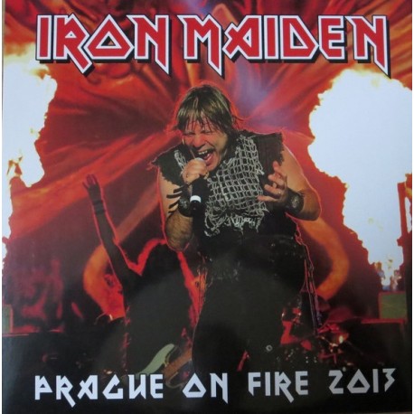 Iron Maiden ‎– Prague On Fire 2013 - LP Vinyl Album Coloured Limited