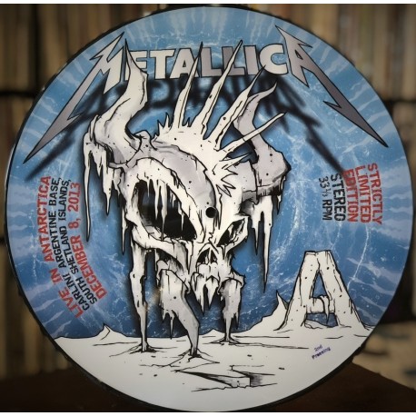 Metallica ‎– Live In Antarctica - December 8th, 2013 - Limited Edition Picture Disc Vinyl LP Album