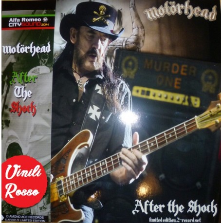 Motörhead ‎– After The Shock - Double LP Vinyl Album Coloured Red Limited Edition