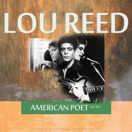 Lou Reed with The Tots - Best of American Poet Live 1972 - LP Vinyl Album