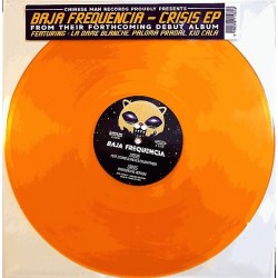 Baja Frequencia ‎– Crisis EP - Maxi Vinyl 12 inches Coloured Orange