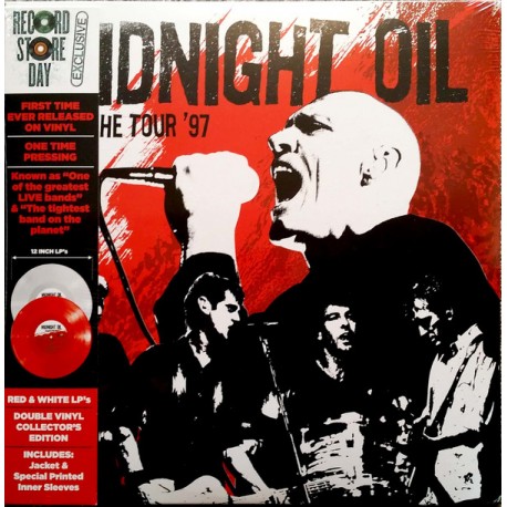 Midnight Oil ‎– Breathe Tour '97 - Double LP Vinyl Coloured 