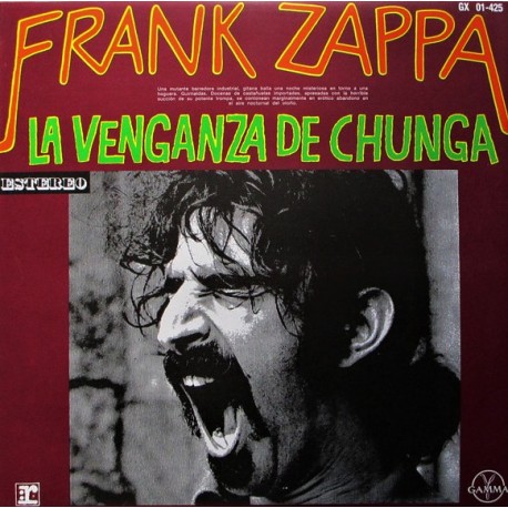 Frank Zappa ‎– La Venganza De Chunga - LP Vinyl Album