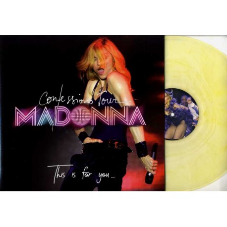 Madonna - Confessions Tour - This Is For You - LP Vinyl Album Coloured Yellow