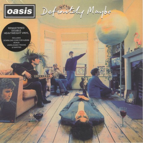 Oasis ‎– Definitely Maybe - Double LP Vinyl Album 