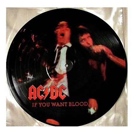 AC/DC ‎– If You Want Blood... ...You've Got It - LP Vinyl Album - Picture Disc Edition