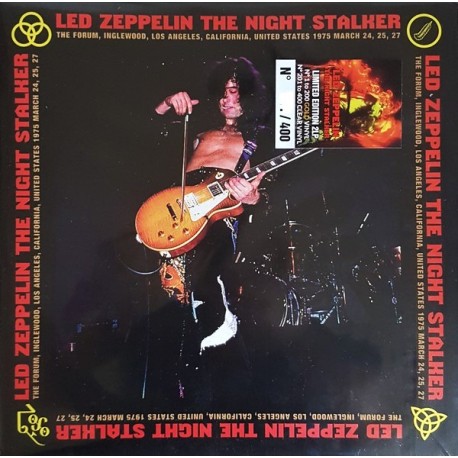  Led Zeppelin ‎– The Night Stalker - Double LP Vinyl Album - Gold Edition