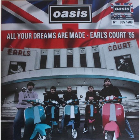 Oasis ‎– All Your Dreams Are Made - Earl's Court '95 - Double LP Vinyl Album - Coloured -  Brit Pop Music